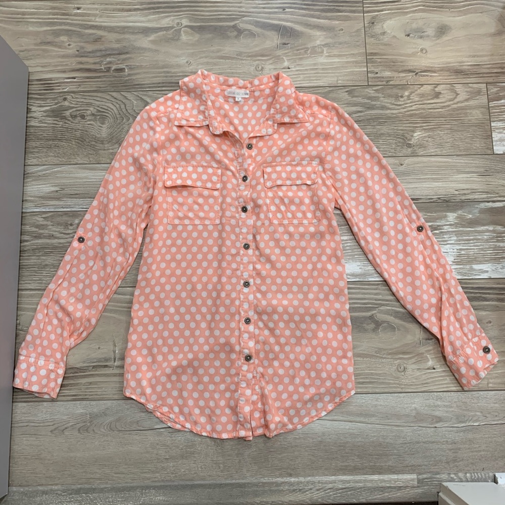 Anthropologie thyme and honey top